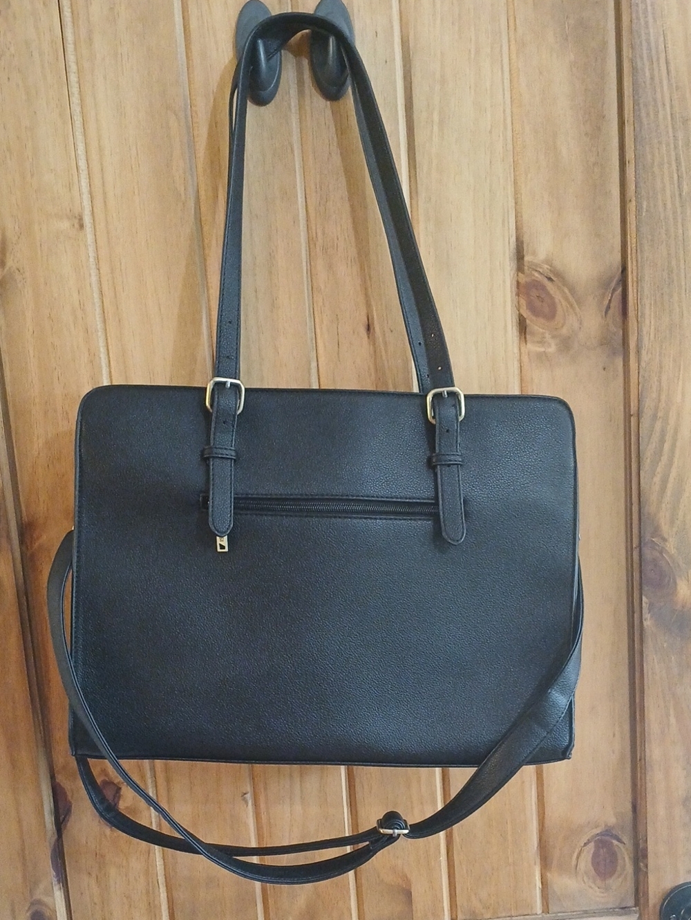 Ecosusi Vegan Leather Laptop Tote Bag - Picture 4 of 11